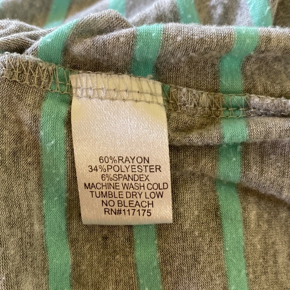 Sandive Women’s Razor Back Maxi Dress Size Medium Gray/Aqua Super Soft EUC - Picture 5 of 5